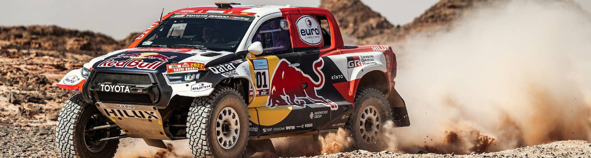 Изображение на странице НАССЕР АЛЬ-АТТИЯ ЗА РУЛЕМ TOYOTA HILUX СТАЛ ПОБЕДИТЕЛЕМ РАЛЛИ-РЕЙДА «ДАКАР-2022» Тойота Центр Тверь